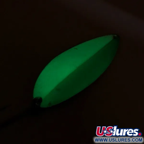 Acme Little Cleo Glow Lepel, White / Green / Nickel, 21g, #8171