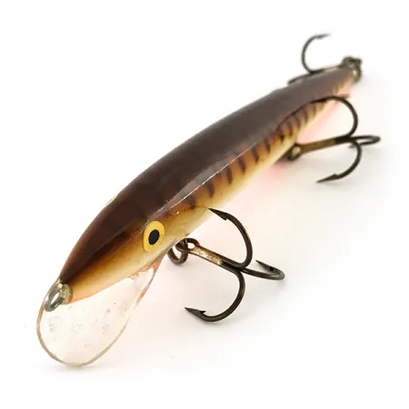 Rapala Husky Floating 13 Plug, Brown Tiger, 9g, Finland, #8204