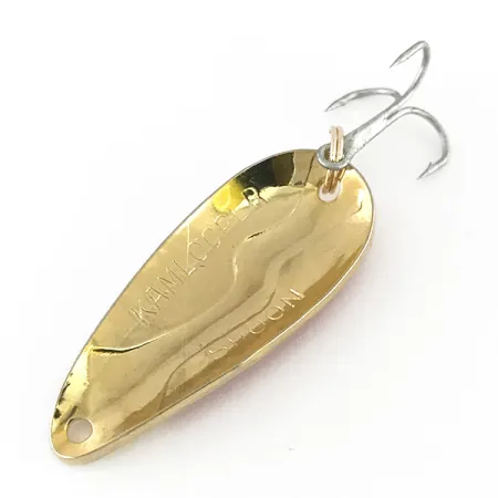 Acme Kamlooper Lepel, Wit / Rood / Goud, 11g, Druppelprofiel, #8215