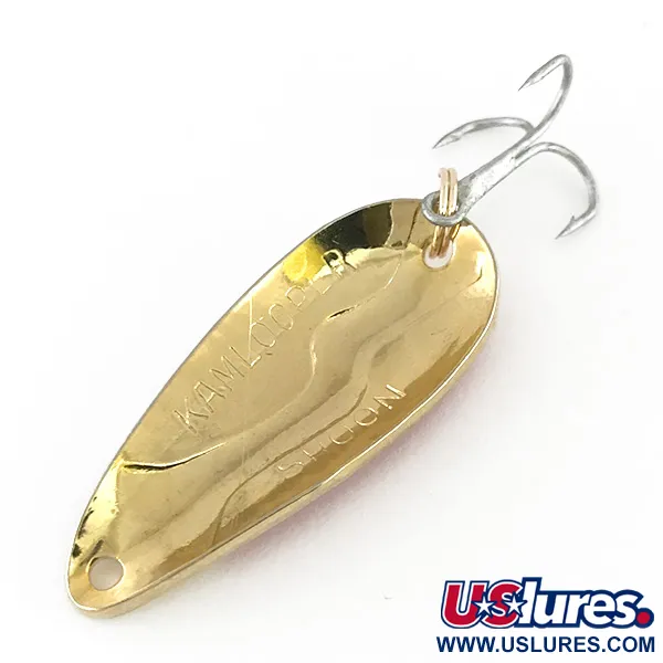 Acme Kamlooper Lepel, Wit / Rood / Goud, 11g, Druppelprofiel, #8215