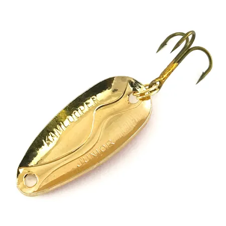 Acme Kamlooper Junior Lepel, Rood/Wit/Goud, 7g, Vintage, #8216