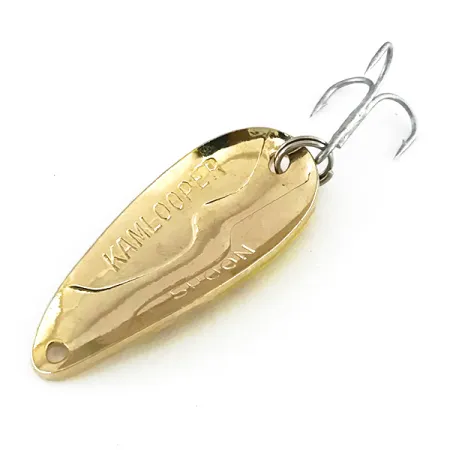 Acme Kamlooper Lepel, Geel/Rood/Nikkel/Goud, 11g, Golfpatroon, #8242