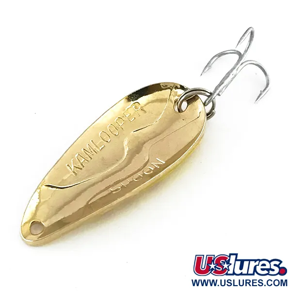 Acme Kamlooper Lepel, Geel/Rood/Nikkel/Goud, 11g, Golfpatroon, #8242