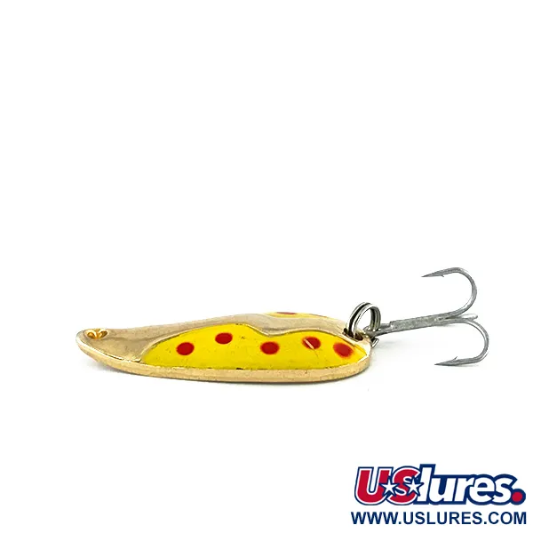 Acme Kamlooper Lepel, Geel/Rood/Nikkel/Goud, 11g, Golfpatroon, #8242