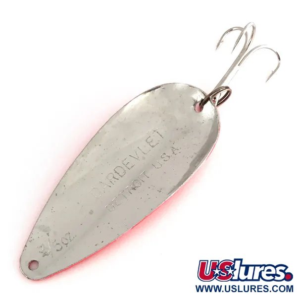 Dardevle Dardevlet UV Lepel, Rood/Nikkel, 21g, UV-actief, #8248