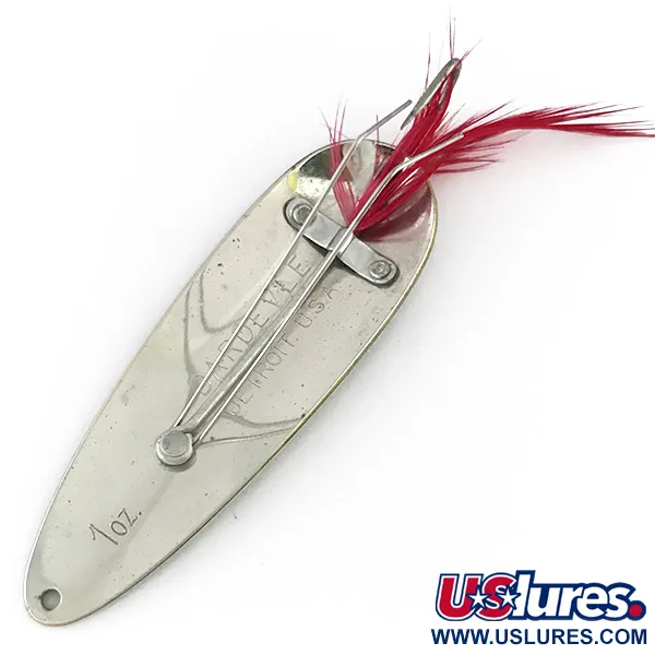 Eppinger Weedless Dardevle Lepel, Frog/Nickel, 28g, Wierbeschermer, #8249