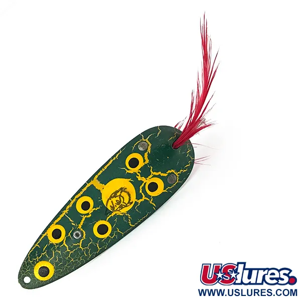 Eppinger Weedless Dardevle Lepel, Frog/Nickel, 28g, Wierbeschermer, #8249