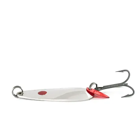 Luhr Jensen Les Davis Hotrod Lepel, Nikkel / Rood, 14g, #8254