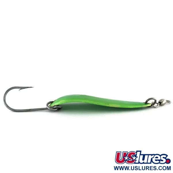 Luhr Jensen Krocodile Die #5 UV Lepel, Groen, 25g, Glow, #8270