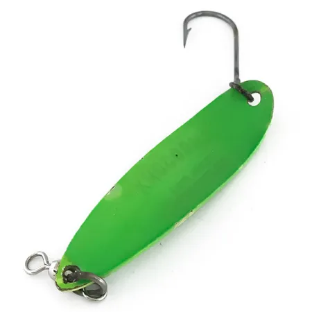 Luhr Jensen Krocodile Die #5 UV Lepel, Groen, 25g, Glow, #8270