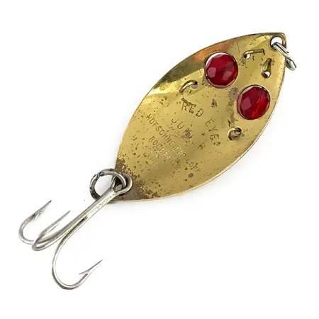 Hofmann’s Lures Red Eye junior Lepel, Messing/Rood, 11g, Kralen, #8275
