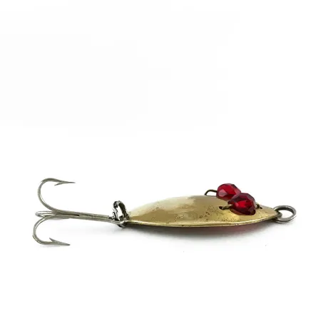 Hofmann’s Lures Red Eye junior Lepel, Messing/Rood, 11g, Kralen, #8275