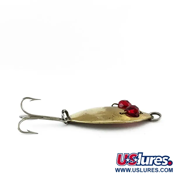 Hofmann’s Lures Red Eye junior Lepel, Messing/Rood, 11g, Kralen, #8275