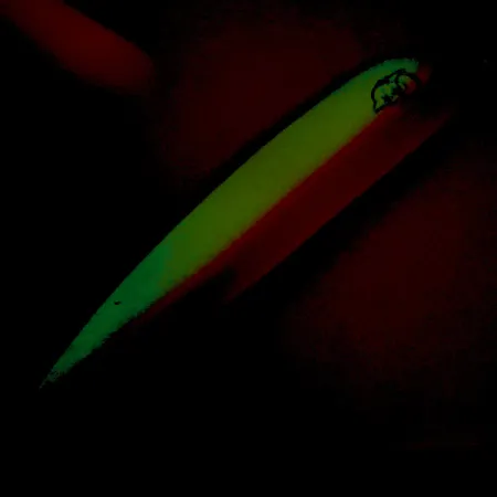 Dardevle Big Ed Flutter-Chuck 3700 Lepel, UV Glow, 25g, #8279