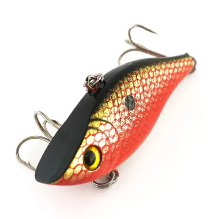 Bass Pro Shops XTS Lipless Crankbait, Rood/Goud/Zwart, 14g, #8299