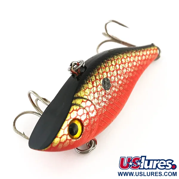 Bass Pro Shops XTS Lipless Crankbait, Rood/Goud/Zwart, 14g, #8299