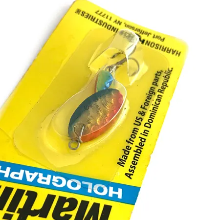 Panther Martin 2 Spinner, Rood/Blauw/Goud, 2.5g, Holografisch, #8334