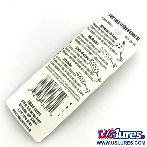 Jake's Lures Lil Jake Lepel, Goud / Rood, 4.7g, Verguld, #8336