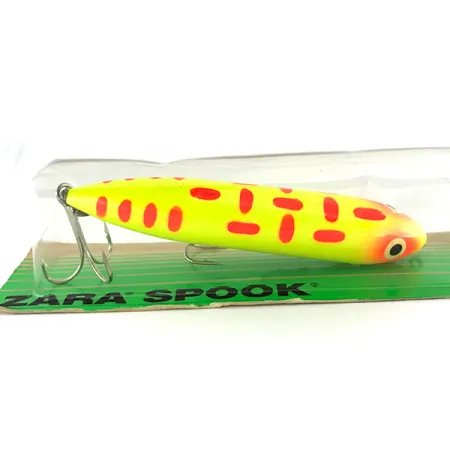 Heddon Zara Spook Oppervlakte-aas, Geel / Rood, 21g, Klassiek, #8337