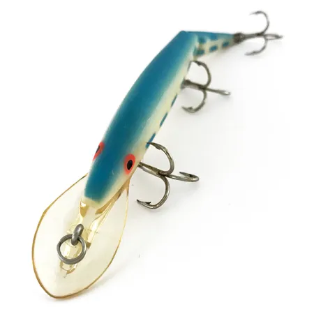 Rebel Fastrac Plug, Wit / Lichtblauw, 12,5g, Glow, #8346