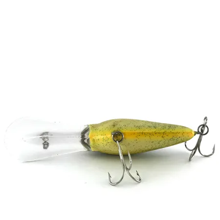 Norman DD 22 Dieplopende Crankbait, Olijfgroen, 28g, Ratel, #8347