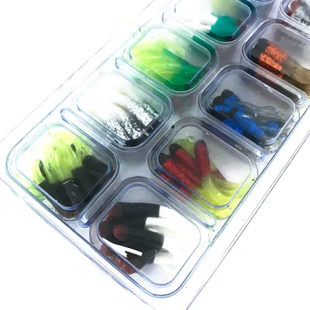 Kit Creme Maxi Tail Softbaits, Mix, 119st, UV-reactief, #8368
