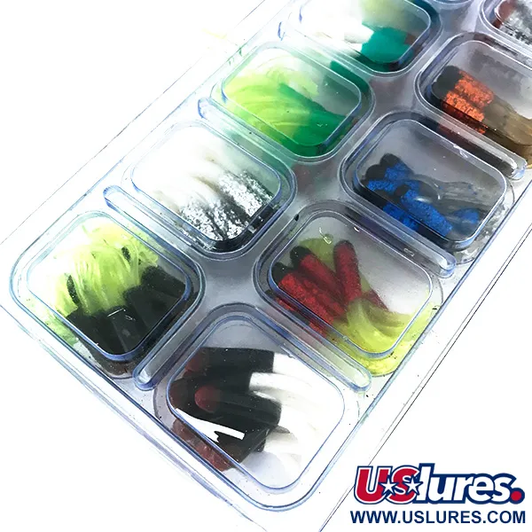 Kit Creme Maxi Tail Softbaits, Mix, 119st, UV-reactief, #8368