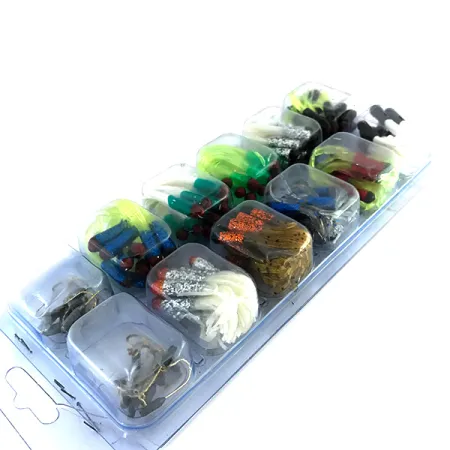 Kit Creme Maxi Tail Softbaits, Mix, 119st, UV-reactief, #8368