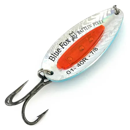 Blue Fox Rattlin Pixee UV Lepel, Blue / Red, 24g, UV-reactief, #8373