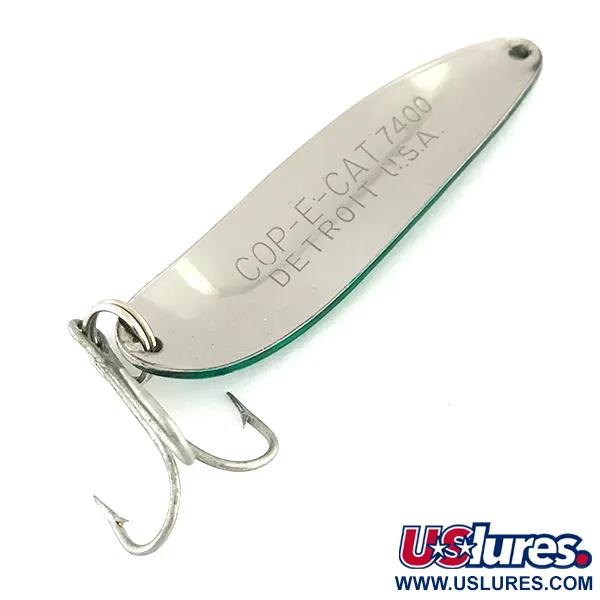 Eppinger Dardevle Cop-E-Cat 7400 Lepel, Nikkel/Groen, 14g, #8392