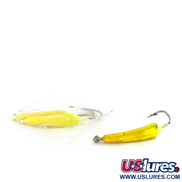 Doc's Goofy Jig Verticale Jig, Geel, 7g, UV-actief, #8397
