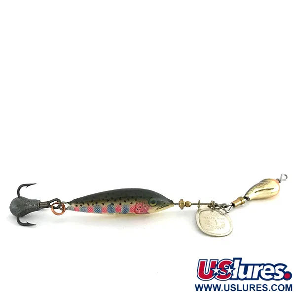 Blue Fox Vibrax Minnow Spin 1 Chaser Spinner, Silver/Trout, 12g, #8398