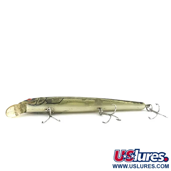 Bomber Magnum Long A Minnow, Zilver-Chartreuse, 26g, Vintage, #8407