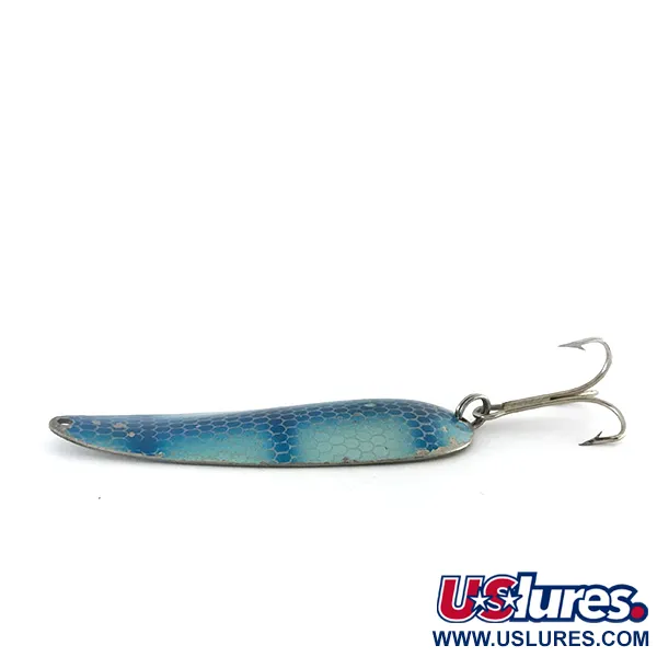 Eppinger Dardevle Lepel, Nikkel / Lichtblauw, 28g, Vintage, #8410