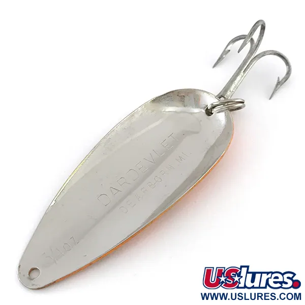 Eppinger Dardevle Dardevlet Lepel, Oranje/Groen/Nikkel, 21g, #8412