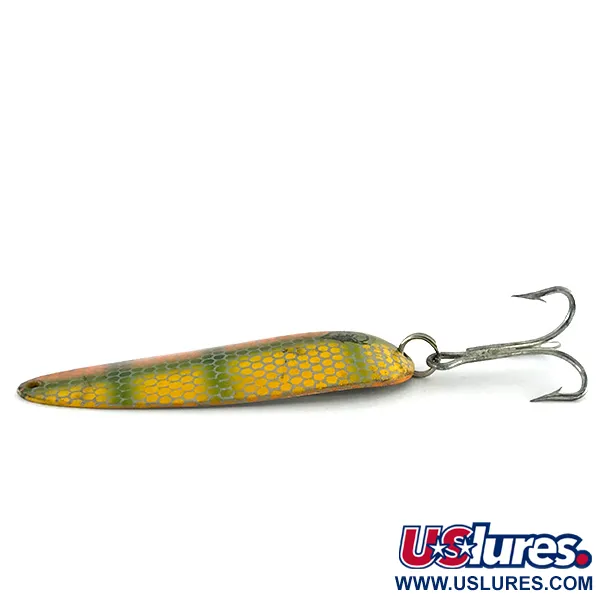 Eppinger Dardevle Lepel, Oranje/Groen/Nikkel, 28g, Honingraat, #8432