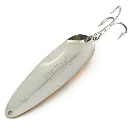 Eppinger Dardevle Lepel, Oranje/Groen/Nikkel, 28g, Honingraat, #8432