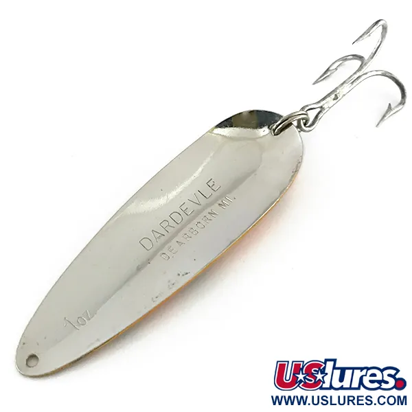 Eppinger Dardevle Lepel, Oranje/Groen/Nikkel, 28g, Honingraat, #8432