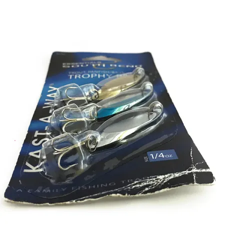 South Bend Essentials Kast-A-Way Lepel, Goud/Nikkel/Blauw, 7g, #8451