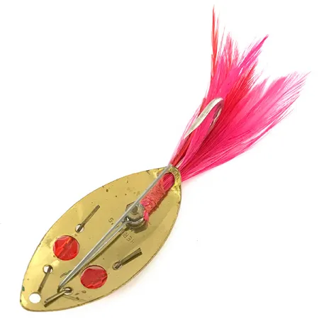 Herter's Weedless Lepel, Goud/Rood, 6g, Wierbeschermer, #8459