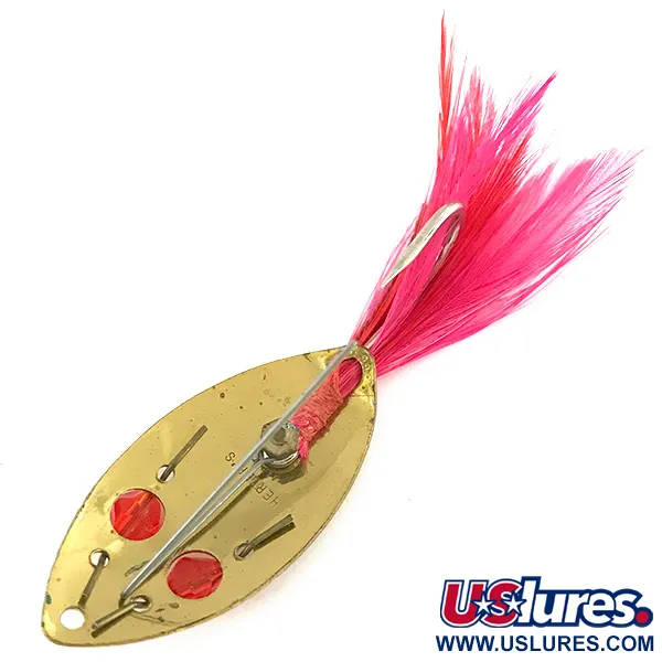 Herter's Weedless Lepel, Goud/Rood, 6g, Wierbeschermer, #8459