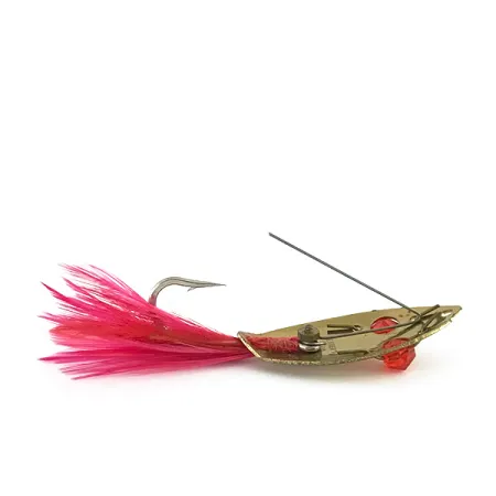 Herter's Weedless Lepel, Goud/Rood, 6g, Wierbeschermer, #8459
