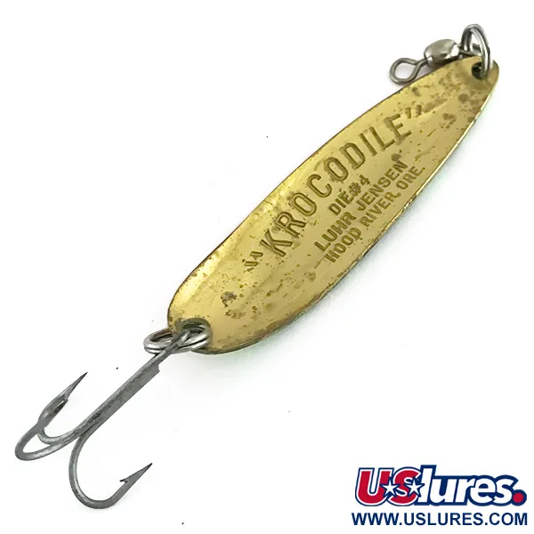 Luhr Jensen Krocodile Die #4 UV Lepel, Firetiger, 14g, UV, #8466