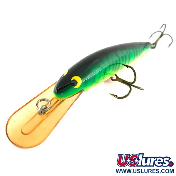 Bagley's Diving Bang-O-Lure Plug, Fire Tiger, 12,5g, UV, #8474