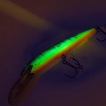 Bagley's Diving Bang-O-Lure Plug, Fire Tiger, 12,5g, UV, #8474