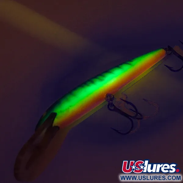 Bagley's Diving Bang-O-Lure Plug, Fire Tiger, 12,5g, UV, #8474