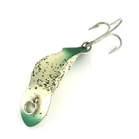 Buck Perry Spoonplug Lepel, Wit/Groen, 5g, Dieptecontrole, #8500