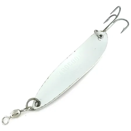 Luhr Jensen Krocodile Die #5 Lepel, Wit / Rood, 25g, Prisma, #8508