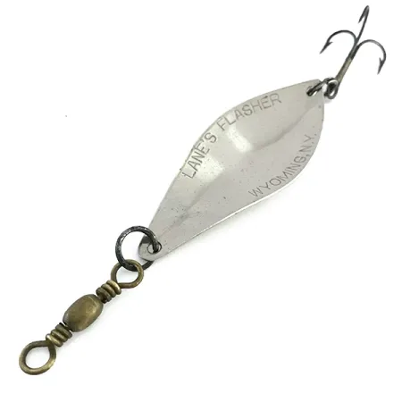 Lanes Tackle & Bait Lane's Flasher Lepel, Nikkel, 14g, Vintage #8518