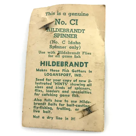 Hildebrandt 3 Spinner, Nikkel, 3g, Dubbel blad, #8519